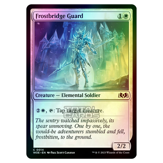 Magic The Gathering - Wilds of Eldraine - Frostbridge Guard - 014 (Foil)