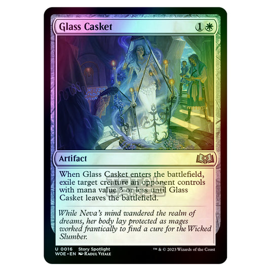 Magic The Gathering - Wilds of Eldraine - Glass Casket - 016 (Foil)