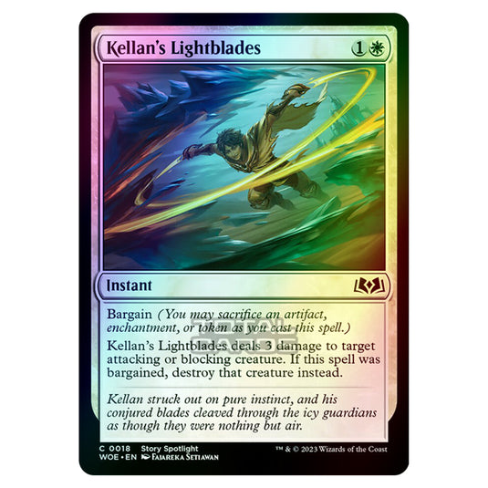 Magic The Gathering - Wilds of Eldraine - Kellan's Lightblades - 018 (Foil)