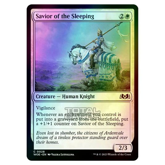 Magic The Gathering - Wilds of Eldraine - Savior of the Sleeping - 028 (Foil)