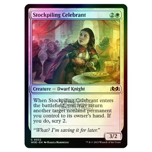 Magic The Gathering - Wilds of Eldraine - Stockpiling Celebrant - 032 (Foil)