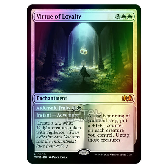 Magic The Gathering - Wilds of Eldraine - Virtue of Loyalty / Ardenvale Fealty - 038 (Foil)