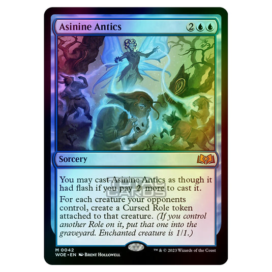 Magic The Gathering - Wilds of Eldraine - Asinine Antics - 042 (Foil)
