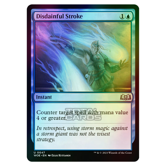 Magic The Gathering - Wilds of Eldraine - Disdainful Stroke - 047 (Foil)