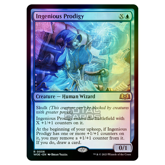 Magic The Gathering - Wilds of Eldraine - Ingenious Prodigy - 056 (Foil)