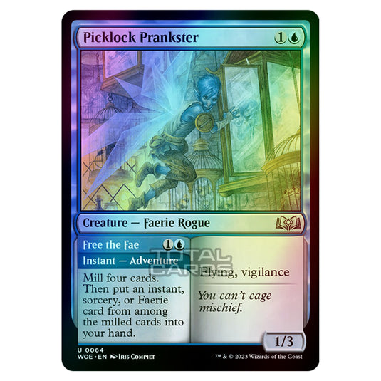 Magic The Gathering - Wilds of Eldraine - Picklock Prankster / Free the Fae - 064 (Foil)
