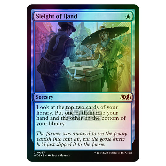 Magic The Gathering - Wilds of Eldraine - Sleight of Hand - 067 (Foil)