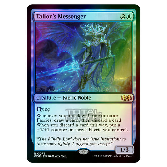 Magic The Gathering - Wilds of Eldraine - Talion's Messenger - 073 (Foil)