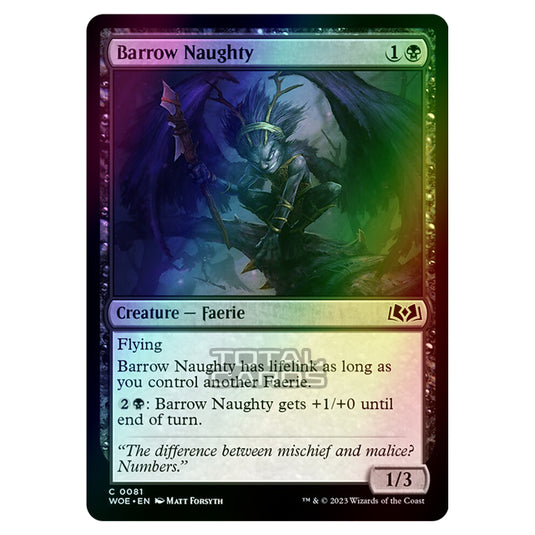 Magic The Gathering - Wilds of Eldraine - Barrow Naughty - 081 (Foil)