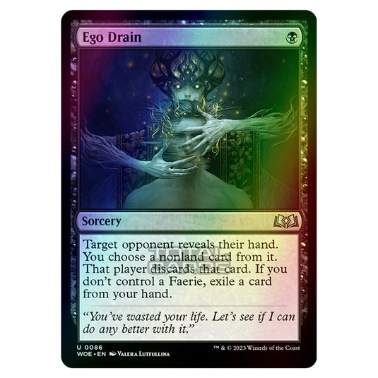 Magic The Gathering - Wilds of Eldraine - Ego Drain - 086 (Foil)