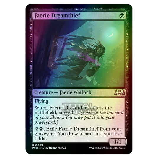 Magic The Gathering - Wilds of Eldraine - Faerie Dreamthief - 089 (Foil)