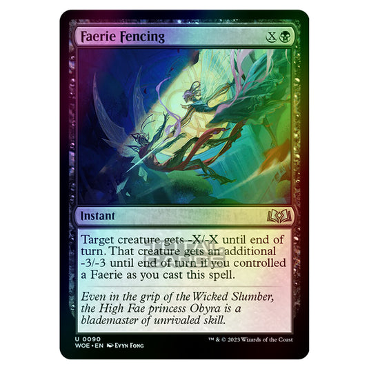 Magic The Gathering - Wilds of Eldraine - Faerie Fencing - 090 (Foil)