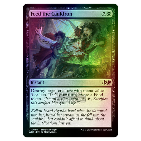 Magic The Gathering - Wilds of Eldraine - Feed the Cauldron - 091 (Foil)