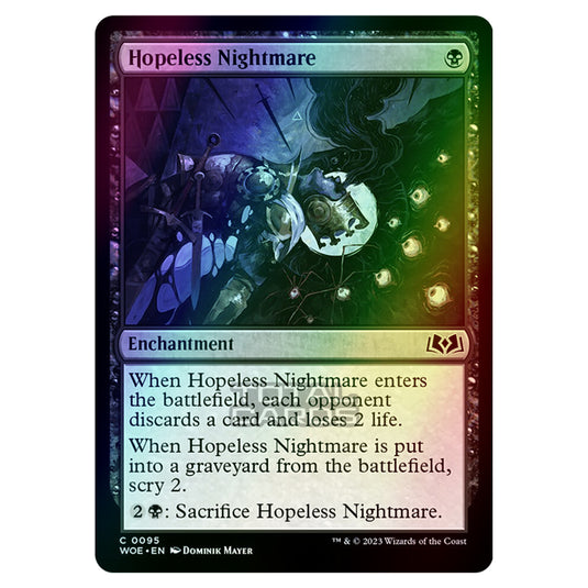 Magic The Gathering - Wilds of Eldraine - Hopeless Nightmare - 095 (Foil)