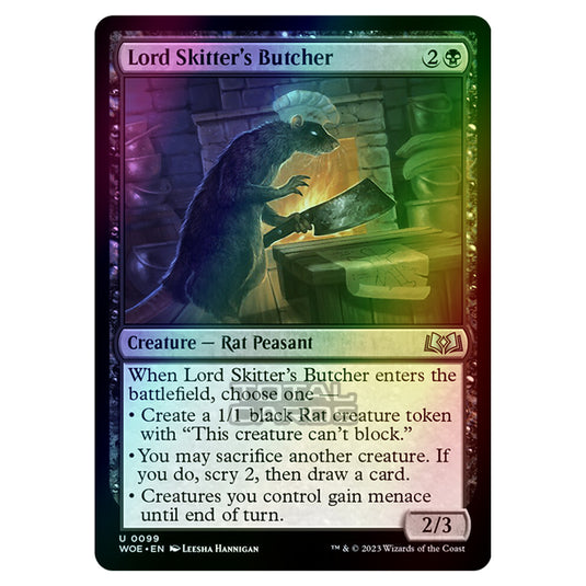 Magic The Gathering - Wilds of Eldraine - Lord Skitter's Butcher - 099 (Foil)