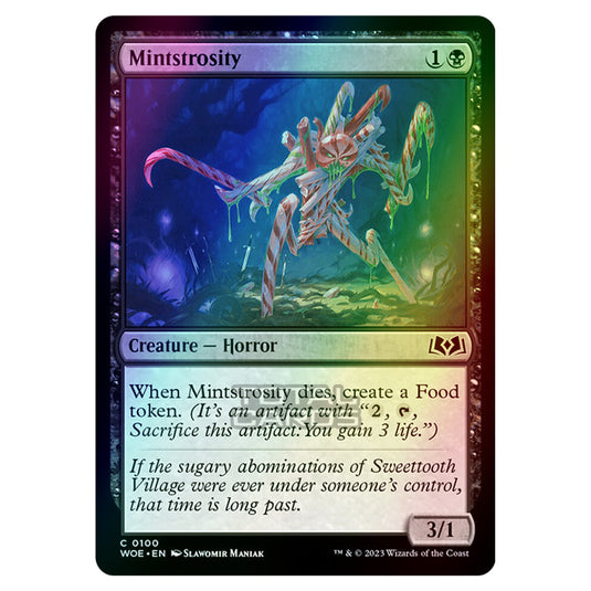 Magic The Gathering - Wilds of Eldraine - Mintstrosity - 100 (Foil)