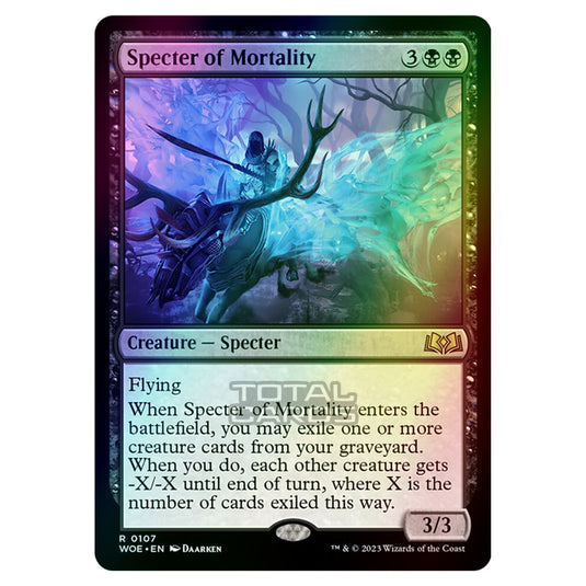 Magic The Gathering - Wilds of Eldraine - Specter of Mortality - 107 (Foil)