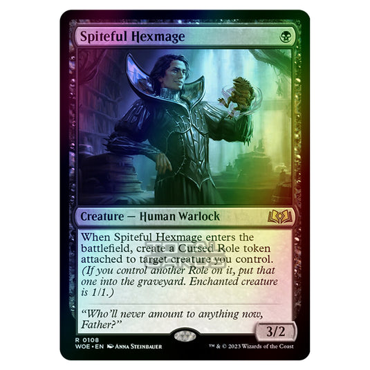 Magic The Gathering - Wilds of Eldraine - Spiteful Hexmage - 108 (Foil)