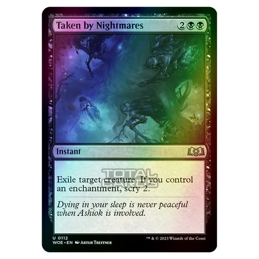 Magic The Gathering - Wilds of Eldraine - Taken by Nightmares - 112 (Foil)