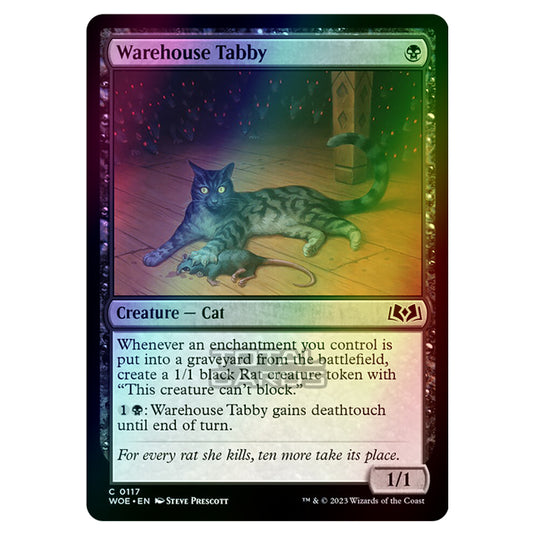 Magic The Gathering - Wilds of Eldraine - Warehouse Tabby - 117 (Foil)