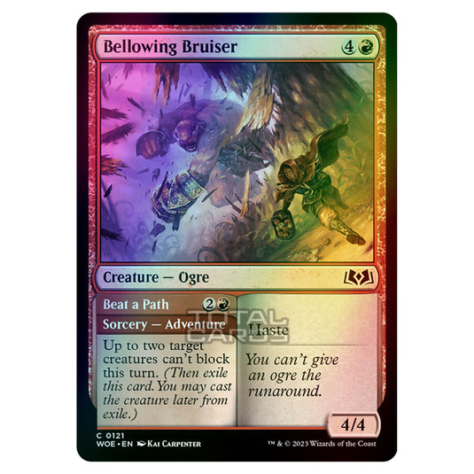 Magic The Gathering - Wilds of Eldraine - Bellowing Bruiser / Beat a Path - 121 (Foil)