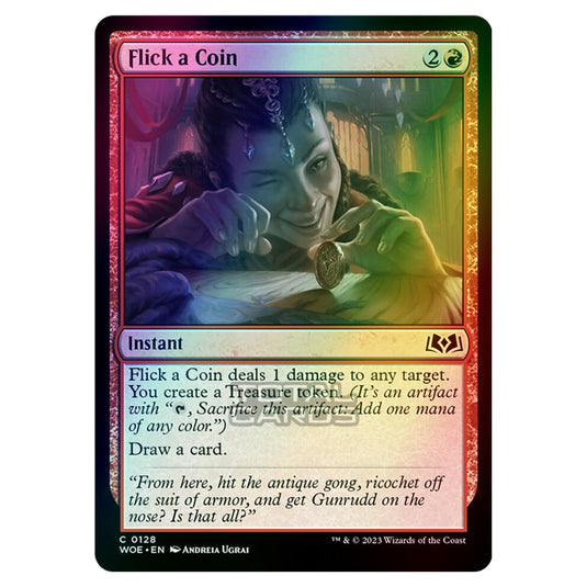 Magic The Gathering - Wilds of Eldraine - Flick a Coin - 128 (Foil)