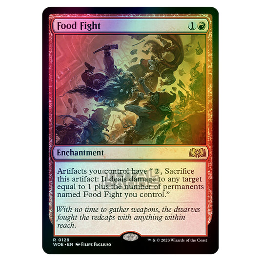 Magic The Gathering - Wilds of Eldraine - Food Fight - 129 (Foil)