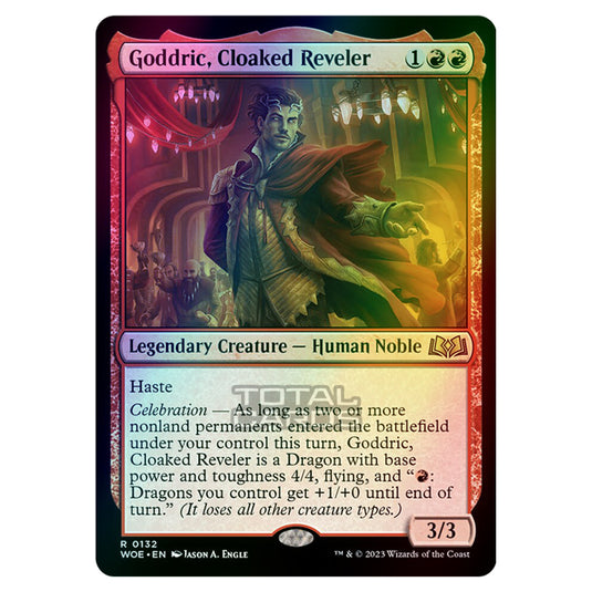 Magic The Gathering - Wilds of Eldraine - Goddric, Cloaked Reveler - 132 (Foil)