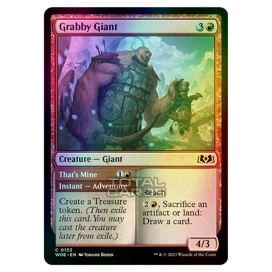 Magic The Gathering - Wilds of Eldraine - Grabby Giant / That's Mine - 133 (Foil)