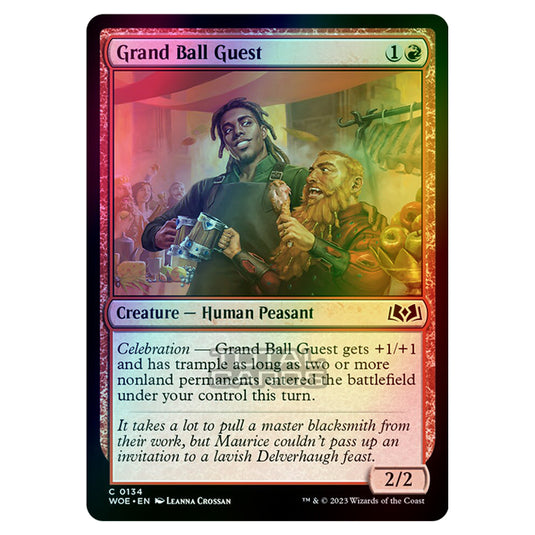 Magic The Gathering - Wilds of Eldraine - Grand Ball Guest - 134 (Foil)