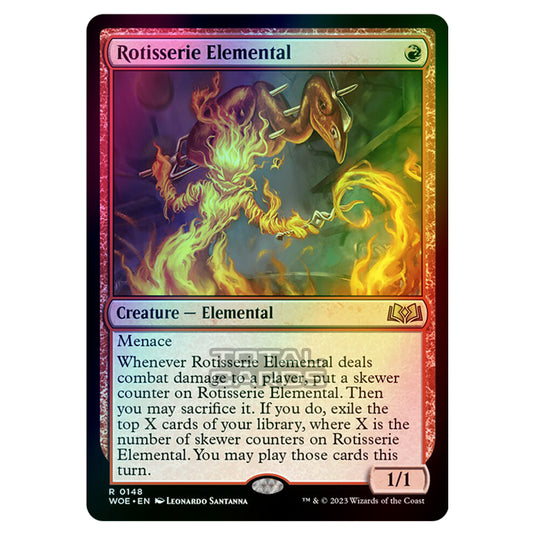 Magic The Gathering - Wilds of Eldraine - Rotisserie Elemental - 148 (Foil)