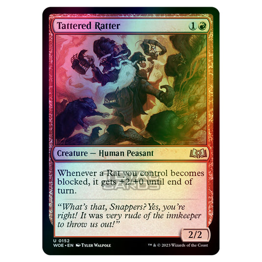 Magic The Gathering - Wilds of Eldraine - Tattered Ratter - 152 (Foil)