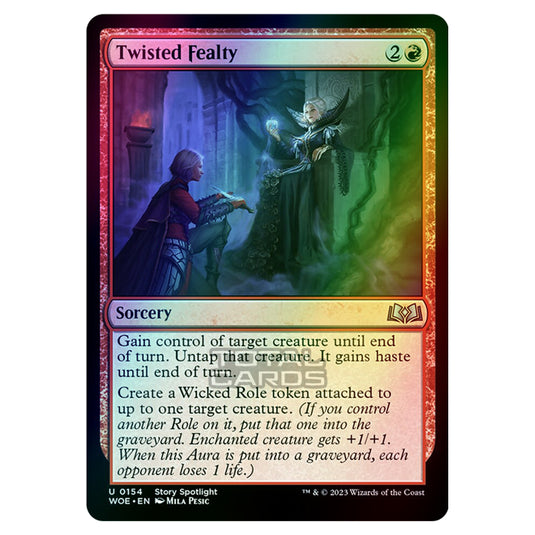 Magic The Gathering - Wilds of Eldraine - Twisted Fealty - 154 (Foil)