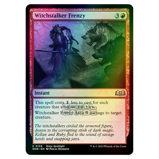 Magic The Gathering - Wilds of Eldraine - Witchstalker Frenzy - 159 (Foil)