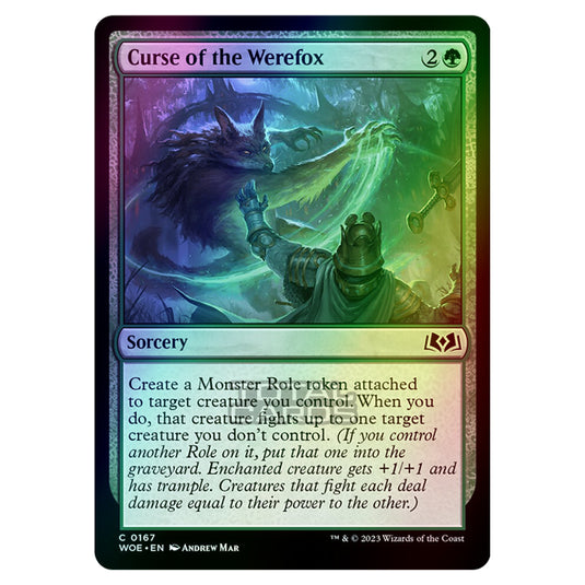 Magic The Gathering - Wilds of Eldraine - Curse of the Werefox - 167 (Foil)