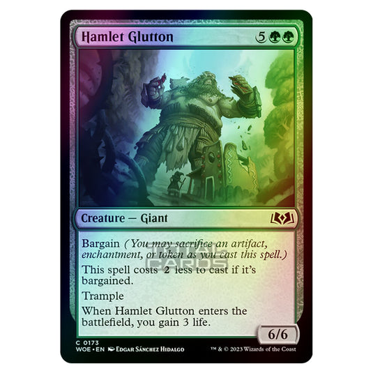 Magic The Gathering - Wilds of Eldraine - Hamlet Glutton - 173 (Foil)