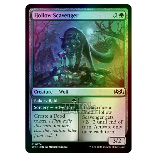 Magic The Gathering - Wilds of Eldraine - Hollow Scavenger / Bakery Raid - 174 (Foil)