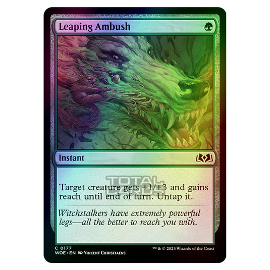 Magic The Gathering - Wilds of Eldraine - Leaping Ambush - 177 (Foil)