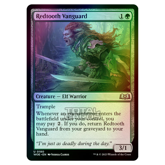 Magic The Gathering - Wilds of Eldraine - Redtooth Vanguard - 180 (Foil)