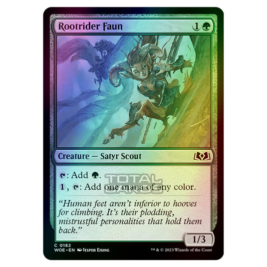 Magic The Gathering - Wilds of Eldraine - Rootrider Faun - 182 (Foil)