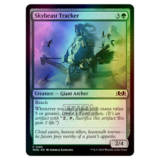 Magic The Gathering - Wilds of Eldraine - Skybeast Tracker - 185 (Foil)