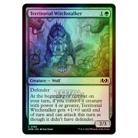 Magic The Gathering - Wilds of Eldraine - Territorial Witchstalker - 189 (Foil)