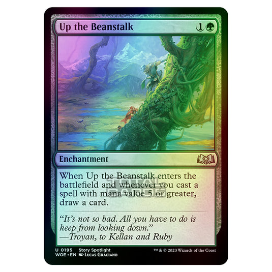 Magic The Gathering - Wilds of Eldraine - Up the Beanstalk - 195 (Foil)