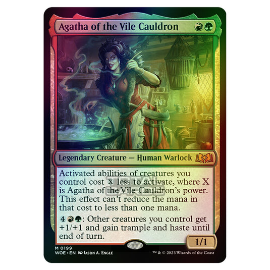 Magic The Gathering - Wilds of Eldraine - Agatha of the Vile Cauldron - 199 (Foil)