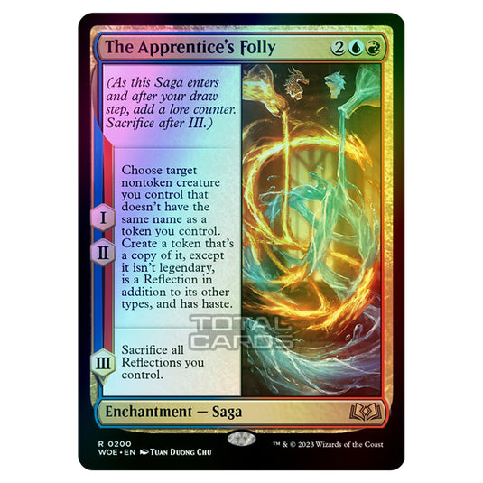 Magic The Gathering - Wilds of Eldraine - The Apprentice's Folly - 200 (Foil)