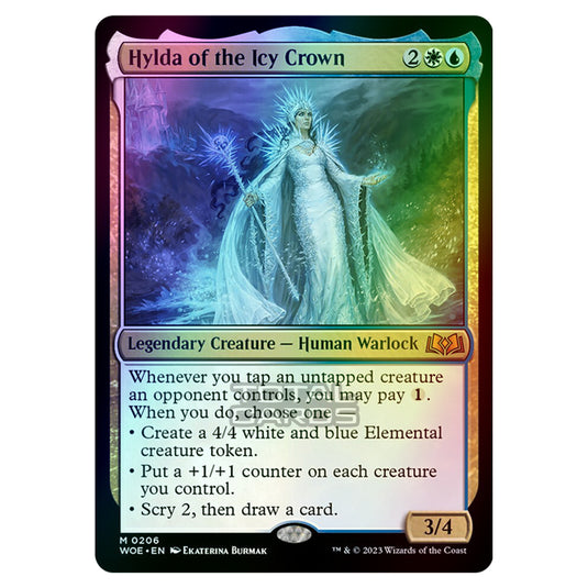 Magic The Gathering - Wilds of Eldraine - Hylda of the Icy Crown - 206 (Foil)