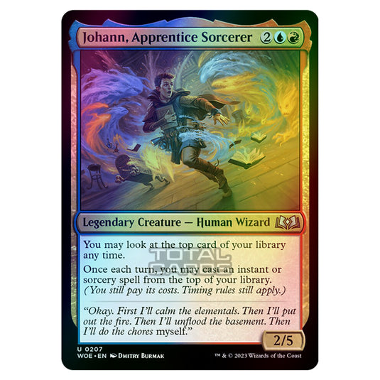 Magic The Gathering - Wilds of Eldraine - Johann, Apprentice Sorcerer - 207 (Foil)