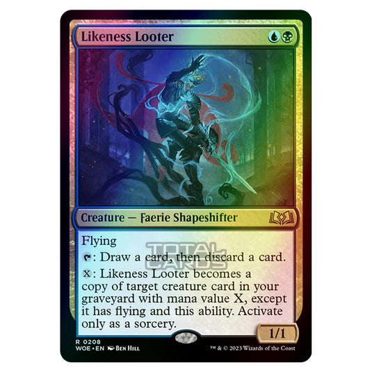 Magic The Gathering - Wilds of Eldraine - Likeness Looter - 208 (Foil)