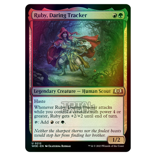 Magic The Gathering - Wilds of Eldraine - Ruby, Daring Tracker - 212 (Foil)