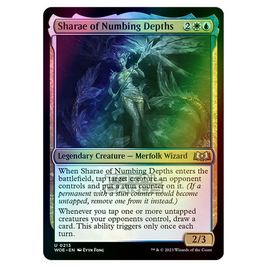 Magic The Gathering - Wilds of Eldraine - Sharae of Numbing Depths - 213 (Foil)